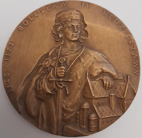 Medal Bolesław IV Kędzierzawy półpostać PTAiN