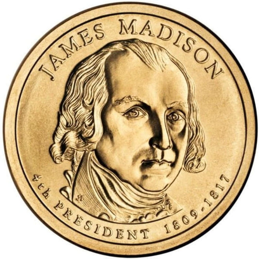 Moneta 1 dolar 2007 James Madison 4th