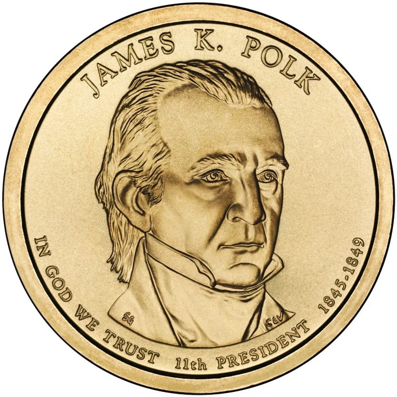 Moneta 1 dolar 2009 James Polk 11th