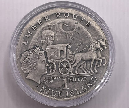 Moneta 1 dolar Szlak bursztynowy Wrocław 2009