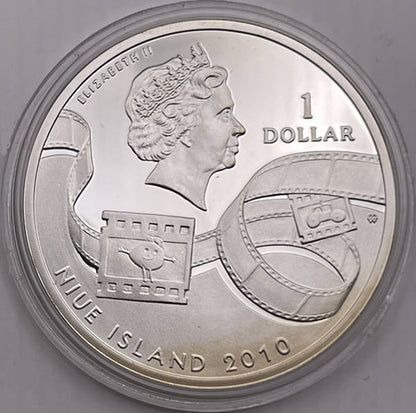 Moneta 1 dolar Wilk i Zając Bohaterowie kreskówek 2010