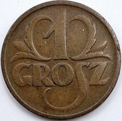 Moneta 1 grosz 1936