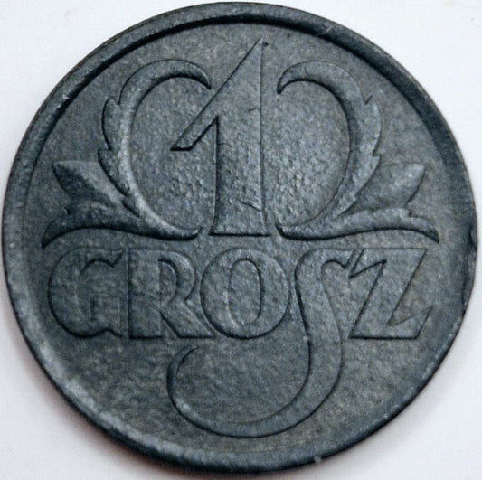 Moneta 1 grosz 1939 Zn