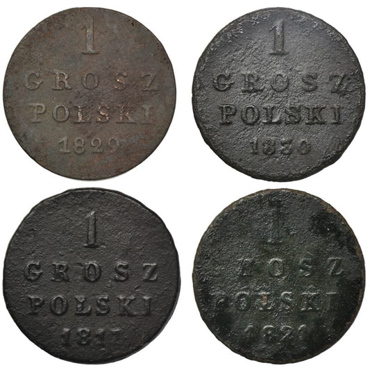 Moneta 1 grosz polski 1816-1835 Królestwo Polskie