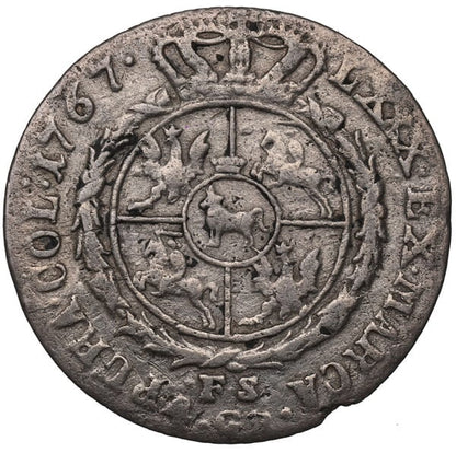 Moneta 1 złoty 1767 FS S.A. Poniatowski
