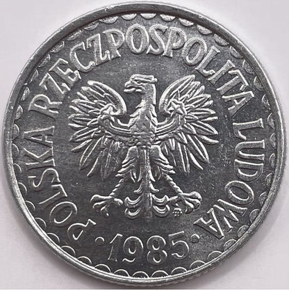 Moneta 1 złoty 1985 stan 1