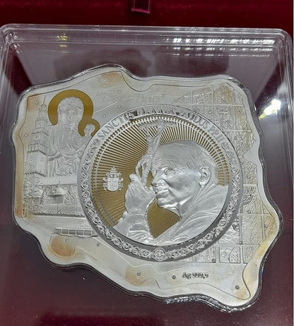 Moneta 10$ Jan Paweł Wielki 2014 r. 300gr diamenty