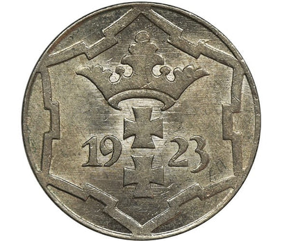Moneta 10 fenigów Wolne Miasto Gdańsk 1923 r. /1