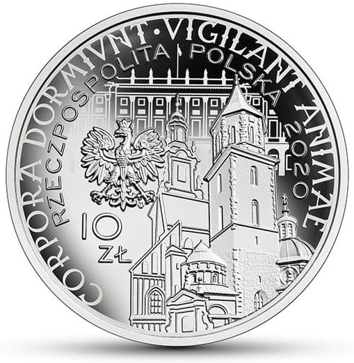 Moneta 10 zł 10. rocz. Tragedii Smoleńskiej  2020 r. uncja