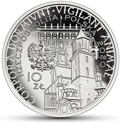 Moneta 10 zł 10. rocz. Tragedii Smoleńskiej  2020 r. uncja