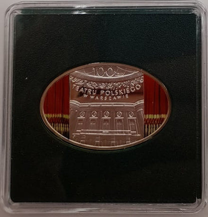 Moneta 10 zł 100 lat teatru polskiego w Warszawie 2013