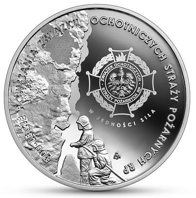 Moneta 10 zł 100-lecie Ochotniczych Straży Pożarnych 2021 r.