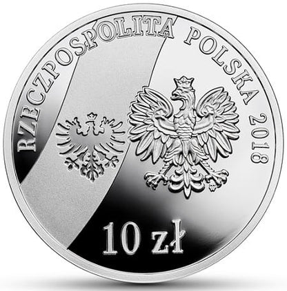 Moneta 10 zł 100 rocz. Wybuchu Powstania Wielkopolskiego 2018 r.