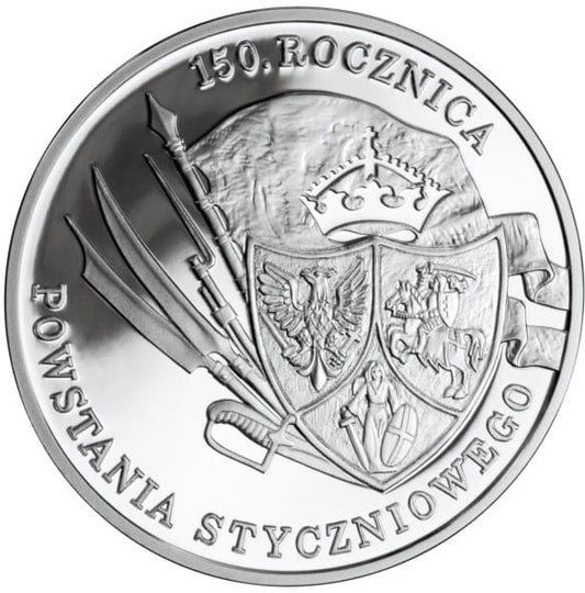 Moneta 10 zł 150. rocz. Powstania Styczniowego 2013 r.