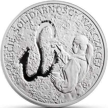 Moneta 10 zł 35-lecie Solidarności Walczącej 2017 r.