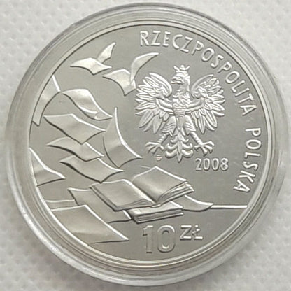 Moneta 10 zł 40. rocznica Marca '68 2008