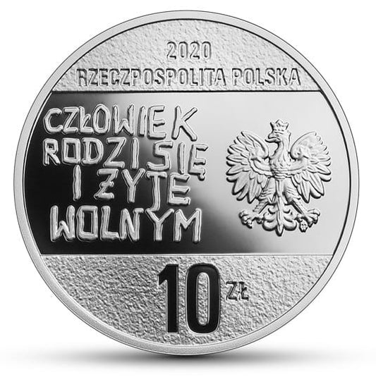 Moneta 10 zł  40. rocz.  NSZZ Solidarność 2020 r.