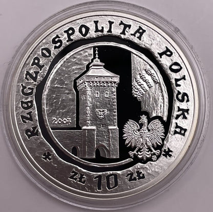 Moneta 10 zł 750-lecie lokacji Krakowa 2007