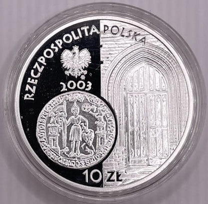 Moneta 10 zł 750-lecie lokacji Poznania 2003