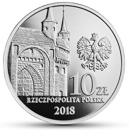 Moneta 10 zł 760-lecie Bractwo Kurkowe w Krakowie 2018 r