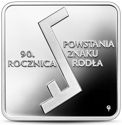 Moneta 10 zł 90 rocznica powstania znaku Rodła 2022