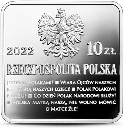 Moneta 10 zł 90 rocznica powstania znaku Rodła 2022