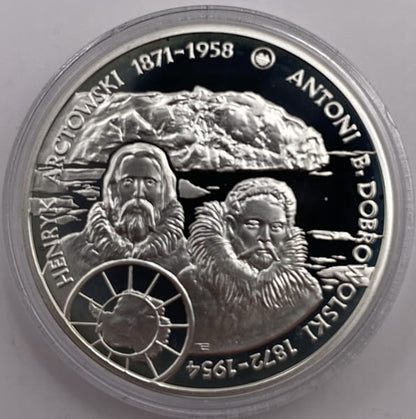 Moneta 10 zł Arctowski i Dobrowolski 2007