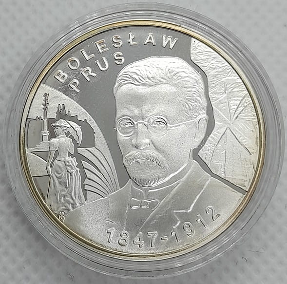 Moneta 10 zł Bolesław Prus 2012