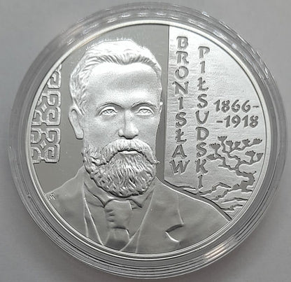Moneta 10 zł Bronisław Piłsudski 2008