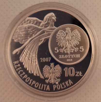 Moneta 10 zł Dzieje złotego Nike 2007