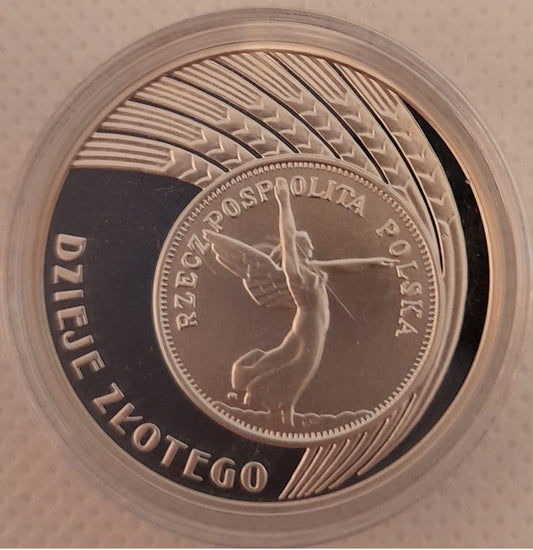 Moneta 10 zł Dzieje złotego Nike 2007