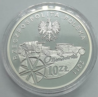 Moneta 10 zł Ferdynand Ossendowski 2011