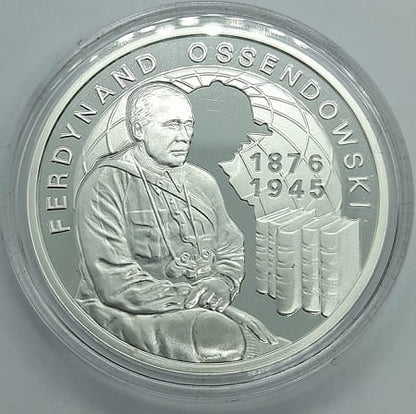 Moneta 10 zł Ferdynand Ossendowski 2011