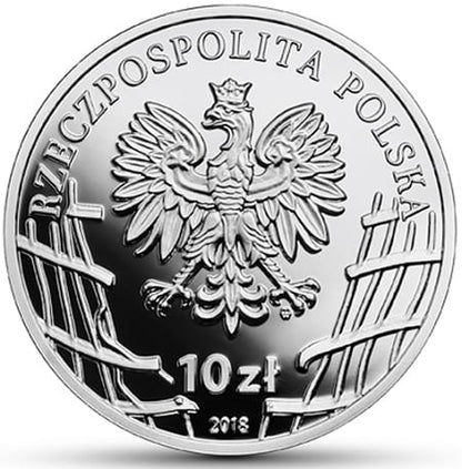 Moneta 10 zł Hieronim Dekutowski "Zapora" 2018