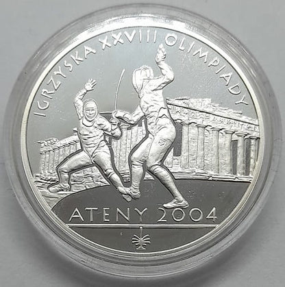 Moneta 10 zł Igrzyska Ateny 2004