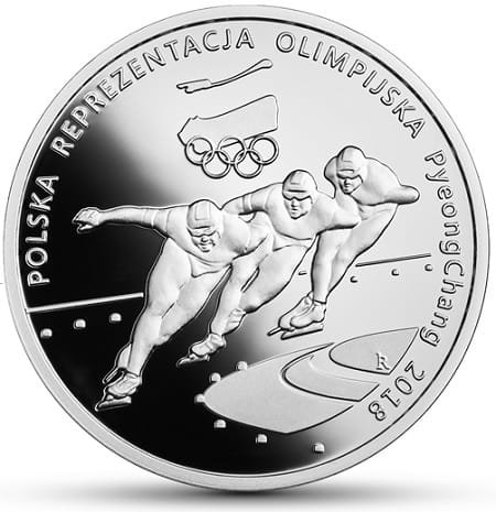 Moneta 10 zł Igrzyska Olimpijskie PyeongChang 2018