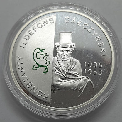 Moneta 10 zł Konstanty Ildefons Gałczyński 2005 r.
