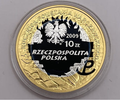 Moneta 10 zł Krzysztof Kamil Baczyński 2009