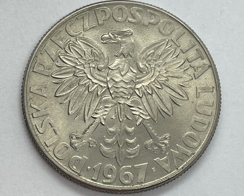 Moneta 10 zł Maria Skłodowska-Curie 1967