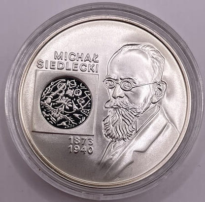 Moneta 10 zł Michał Siedlecki 2001 r.