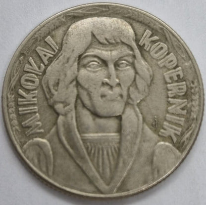 Moneta 10 zł Mikołaj Kopernik 1965 stan 3
