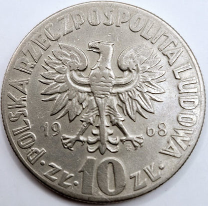 Moneta 10 zł Mikołaj Kopernik 1968