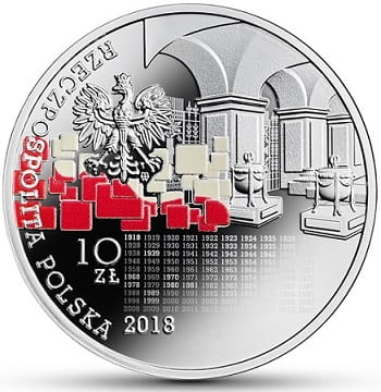 Moneta 10 zł My Polacy Dumni i Wolni 2018 r.