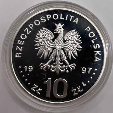 Moneta 10 zł Nagano 1998