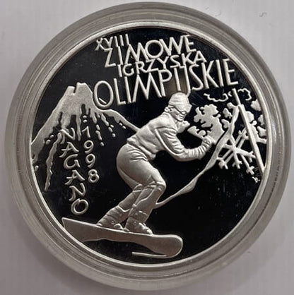 Moneta 10 zł Nagano 1998