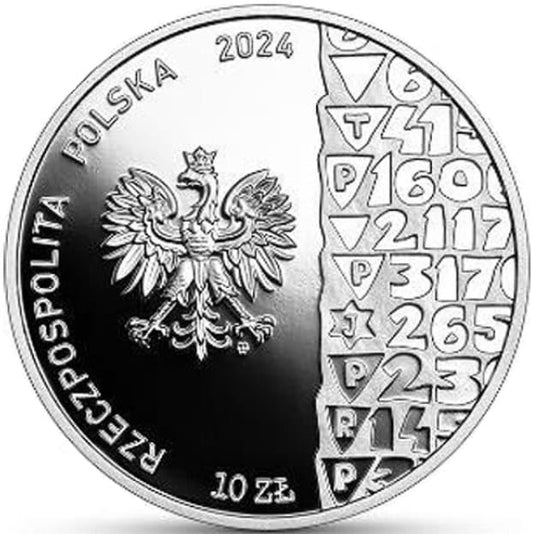 Moneta 10 zł Ofiarom obozu koncentracyjnego Stutthof 2024