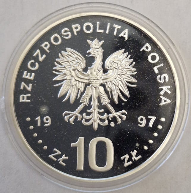 Moneta 10 zł Paweł Edmund Strzelecki 1997