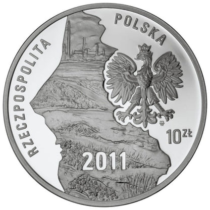 Moneta 10 zł Powstania Śląskie 2011