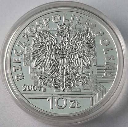 Moneta 10 zł Rok 2001 r.