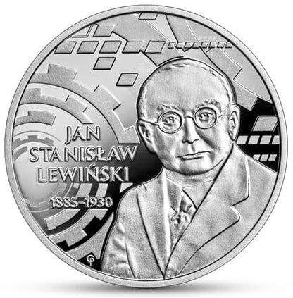 Moneta 10 zł Stanisław Lewiński 2022 r.